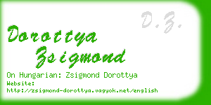 dorottya zsigmond business card